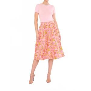 NEW FLORA BEA tulip skirt in springtime brocade